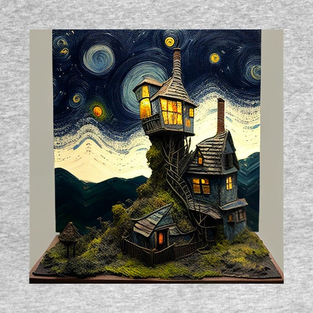 Starry Night Over The Burrow by Grassroots Green